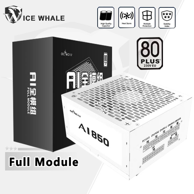 Power Supply 650W - 550W 650W 750W 850W Bianco 80Plus