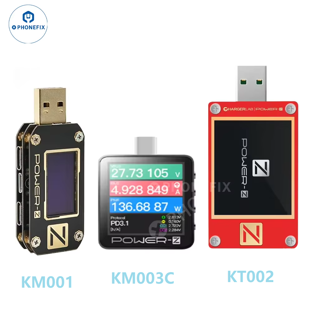 Power Supply Tester - POWER-Z KM003C KT002 KM001 tipo-C caricatore