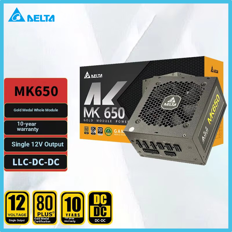 Power Supply 650W - DELTA MK650 Alimentatore PC Completamente Modulare