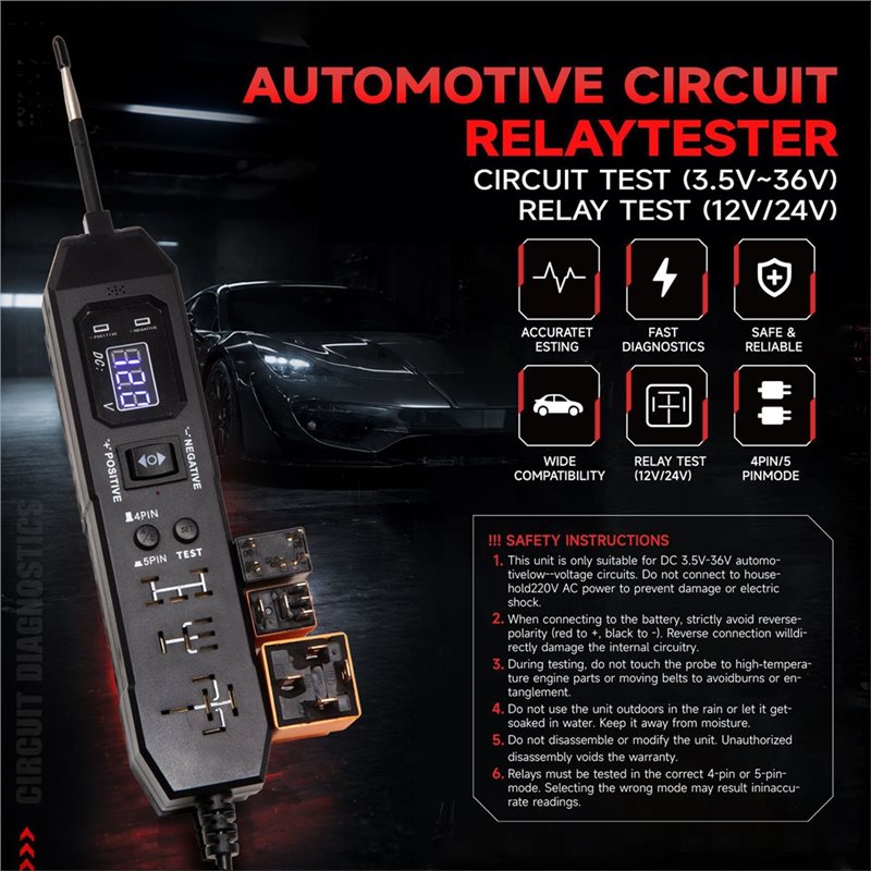 Strumento Diagnostico per Circ - Power Supply Tester recensione e prezzo