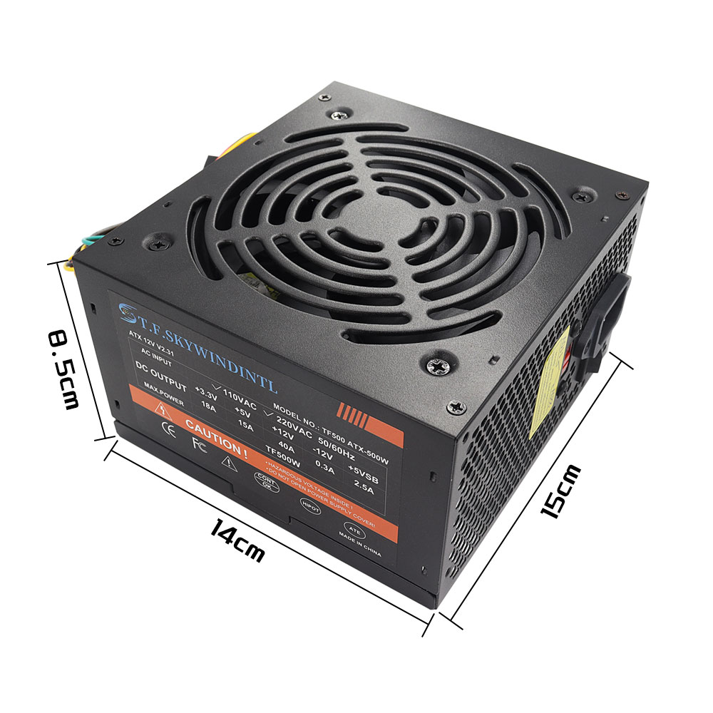 Alimentatore PSU ATX da 500W E - Power Supply 650W recensione e prezzo